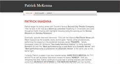 Desktop Screenshot of patrickmckenna.ca