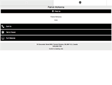 Tablet Screenshot of patrickmckenna.ca